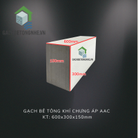 Gạch AAC 600x300x150mm